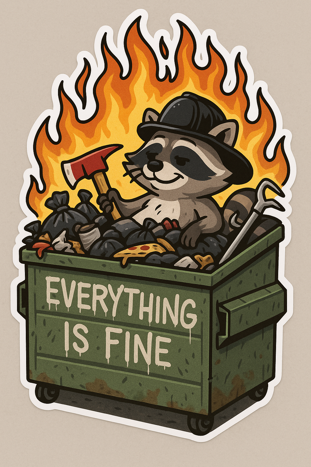 3” vinyl sticker